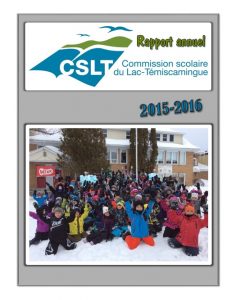 Page titre rapport annuel 2015-2016