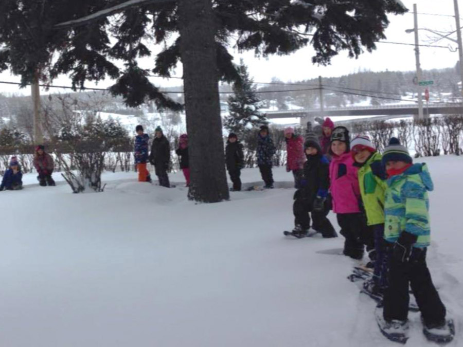 Sortie en raquettes à l’école Saint-Joseph