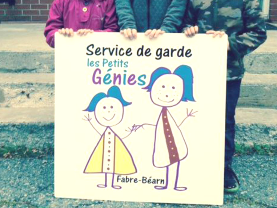 Le service de garde de l’école de Fabre a son logo